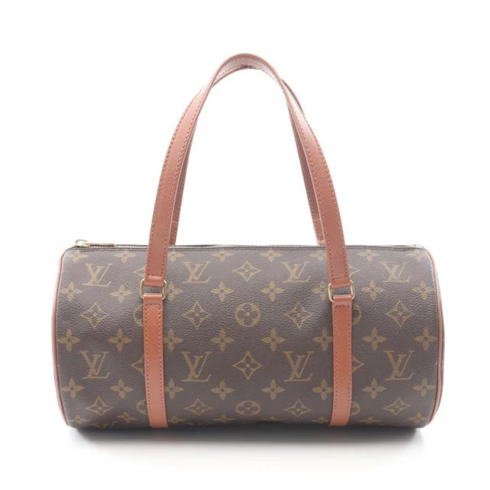 Louis Vuitton Papillon handbag canvas leather Monogram brown